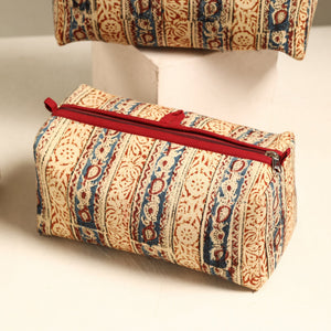 Beige - Handmade Cotton Toiletry Bags (Set of 3) 44