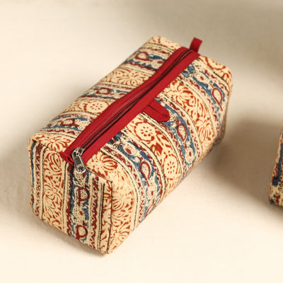 Beige - Handmade Cotton Toiletry Bags (Set of 3) 44