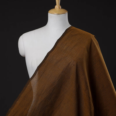 Brown - Original Mangalagiri Handloom Cotton Fabric