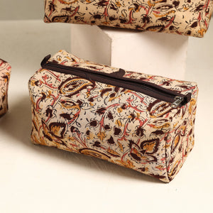 Beige - Handmade Cotton Toiletry Bags (Set of 3) 53