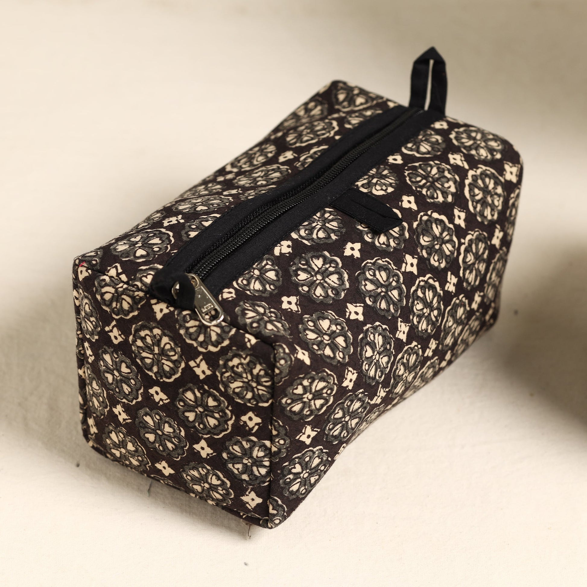 Black - Handmade Cotton Toiletry Bags (Set of 3) 61