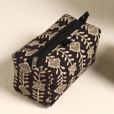 Brown - Handmade Cotton Toiletry Bags (Set of 3) 63