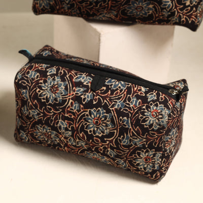 Black - Handmade Cotton Toiletry Bags (Set of 3) 69