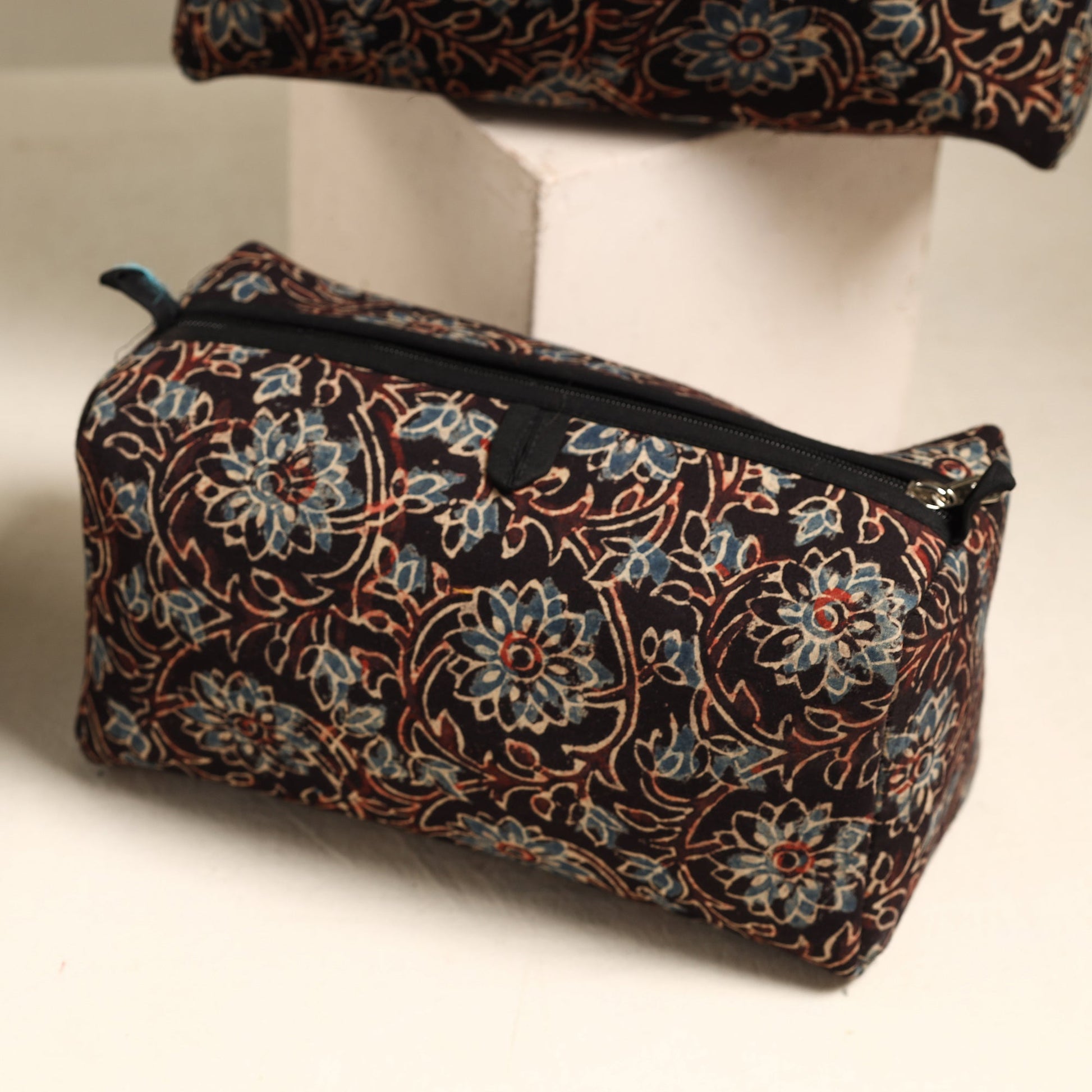 Black - Handmade Cotton Toiletry Bags (Set of 3) 69