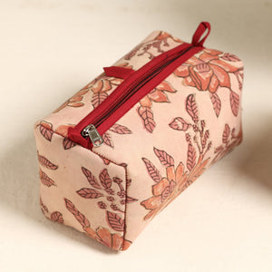 Beige - Handmade Cotton Toiletry Bags (Set of 3) 70