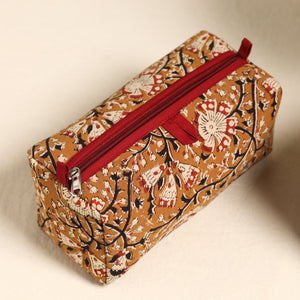 Brown - Handmade Cotton Toiletry Bags (Set of 3) 115