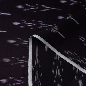 Brown - Mercerised Cotton Pochampally Ikat Fabric 02