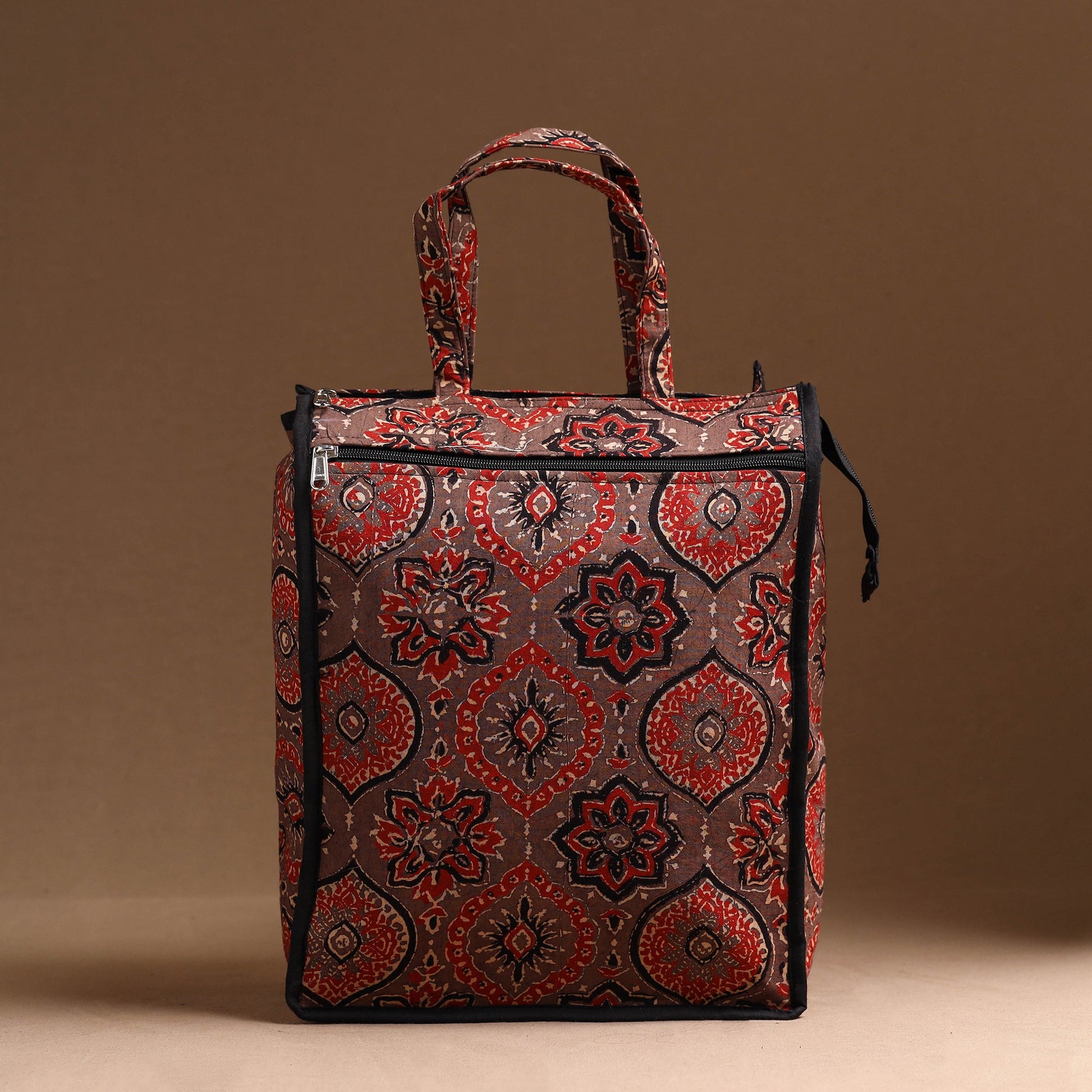 Brown - Handcrafted Cotton Shopping Bag 03