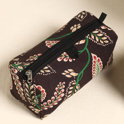 Brown - Handmade Cotton Toiletry Bags (Set of 3) 127