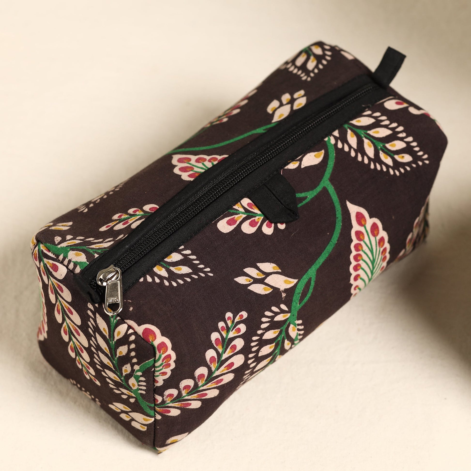 Brown - Handmade Cotton Toiletry Bags (Set of 3) 127