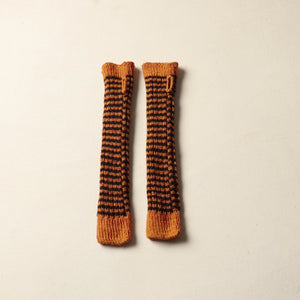 Brown - Kumaun Hand Knitted Woolen Hand Warmer 118