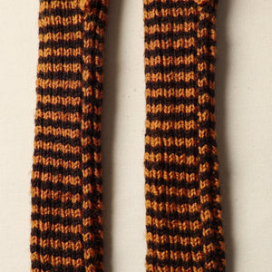 Brown - Kumaun Hand Knitted Woolen Hand Warmer 118