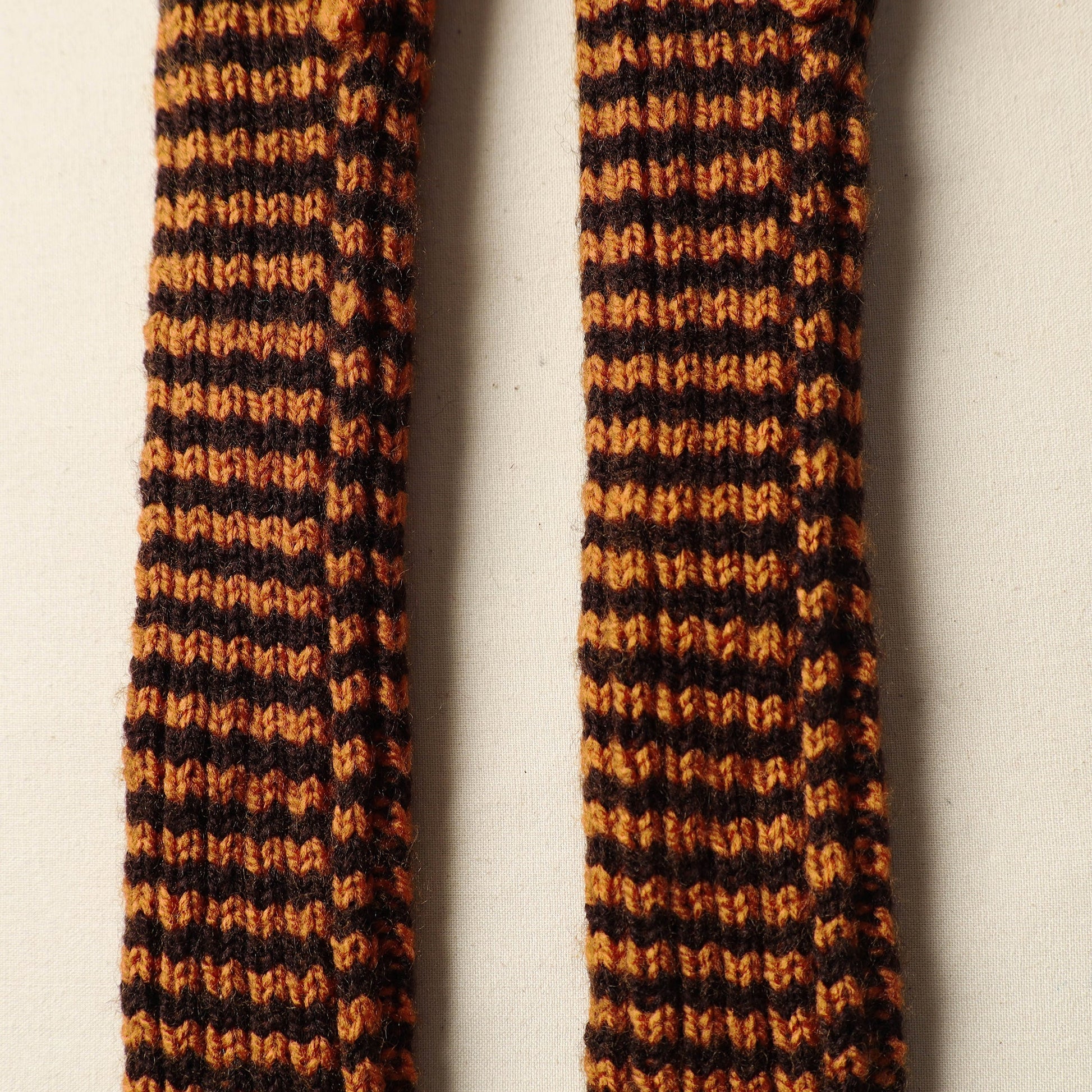 Brown - Kumaun Hand Knitted Woolen Hand Warmer 118