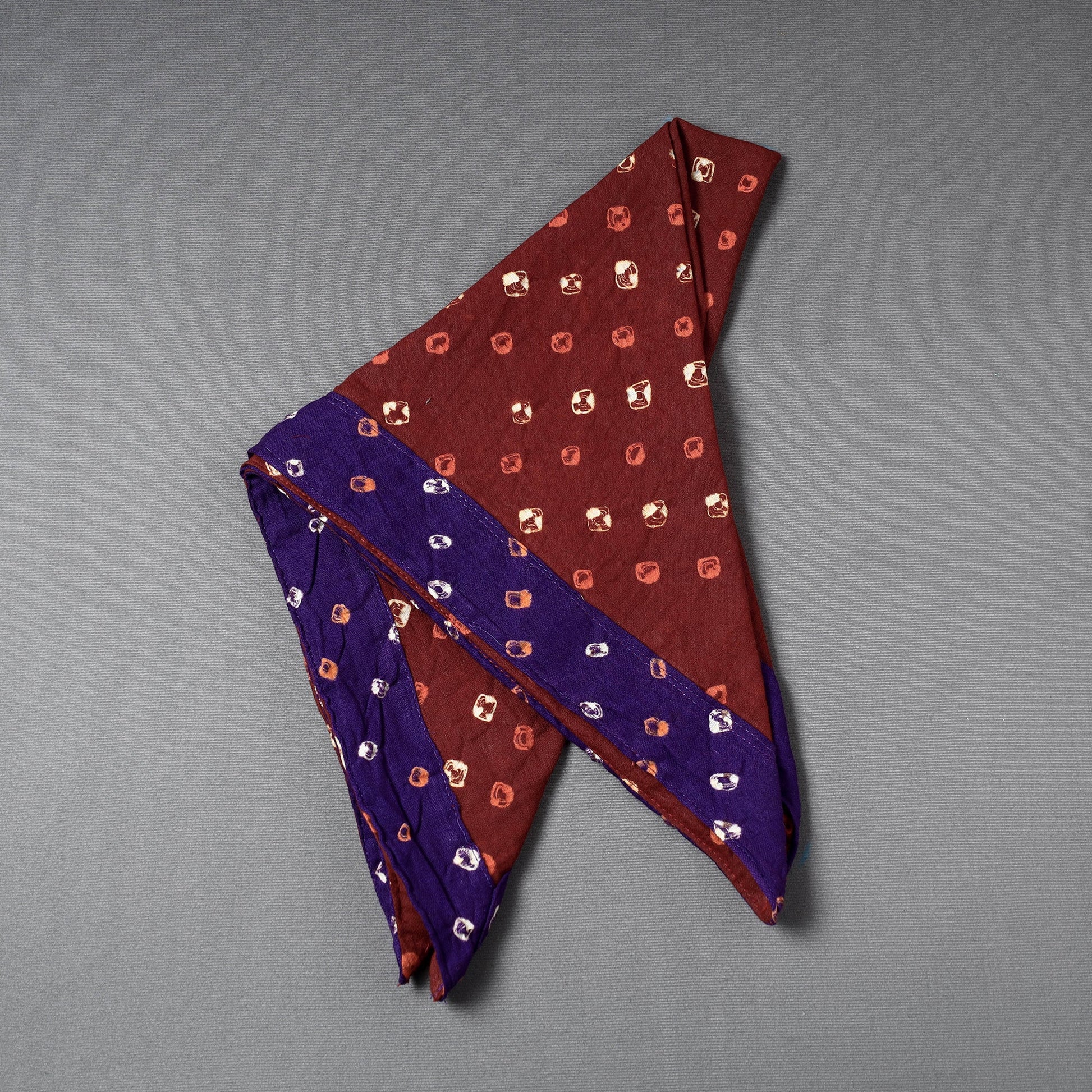 Bandhani Tie-Dye Cotton Bandana