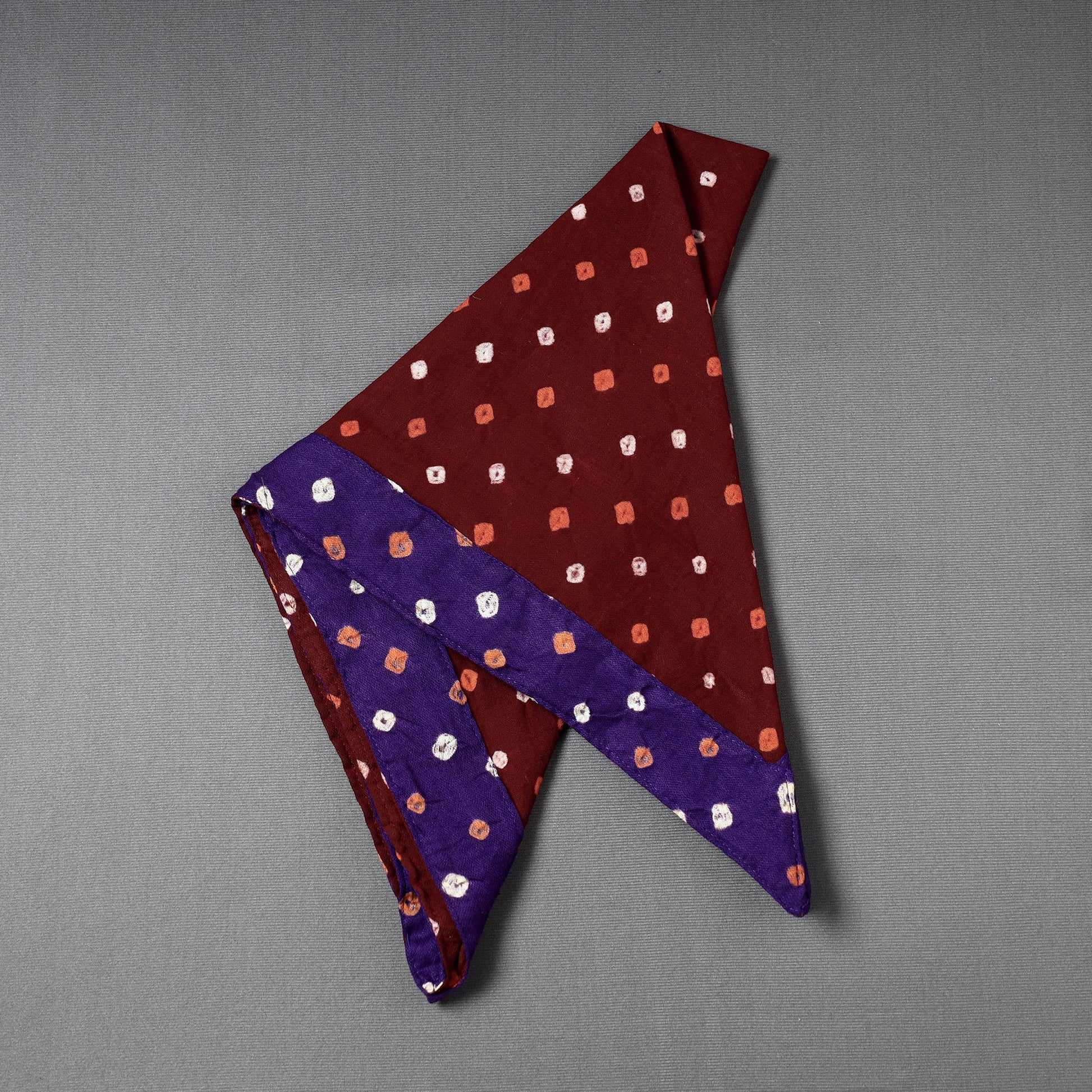 Bandhani Tie-Dye Cotton Bandana