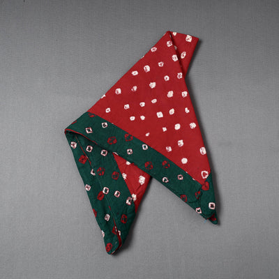 Bandhani Tie-Dye Cotton Bandana