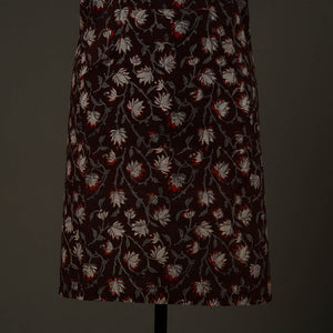 Brown - Bagru Block Print Cotton Apron with Pocket 21