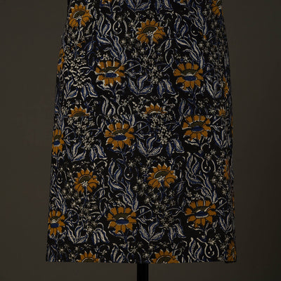 Black - Bagru Block Print Cotton Apron with Pocket 24
