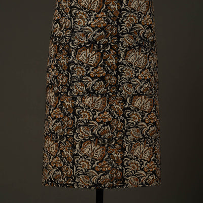Black - Bagru Block Print Cotton Apron with Pocket 25