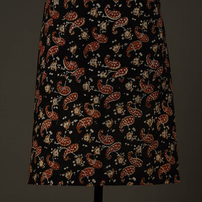Black - Bagru Block Print Cotton Apron with Pocket 26