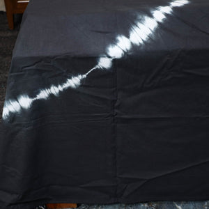 Black - Tie & Dye Cotton Double Shibori Bed Sheet Set