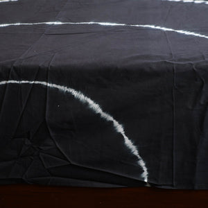 Black - Tie & Dye Cotton Double Shibori Bed Sheet Set