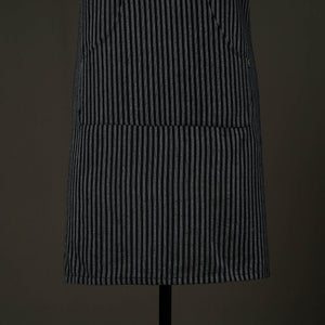 Black - Jhiri Handloom Cotton Apron with Pocket 44