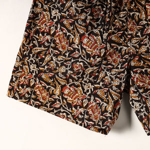 Black - Sanganeri Block Printed Cotton Unisex Boxer/Shorts