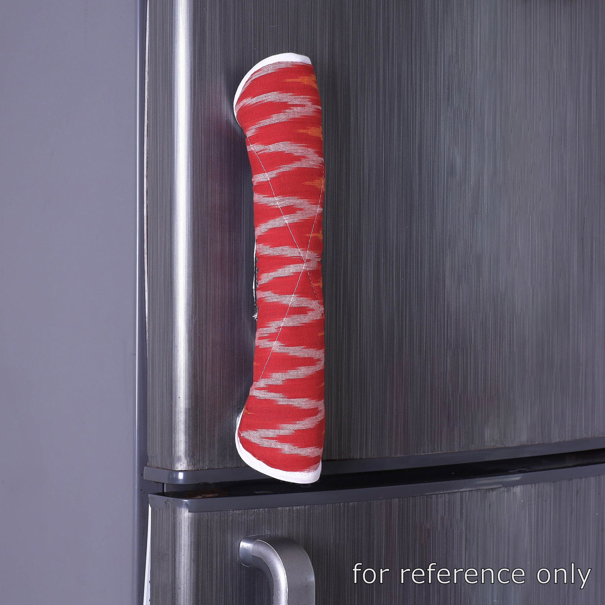 Beige - Handmade Cotton Fridge Handle Cover 01