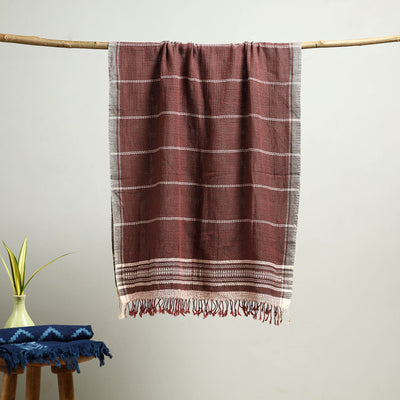 Brown - Handloom Kala Cotton Organic Towel 26