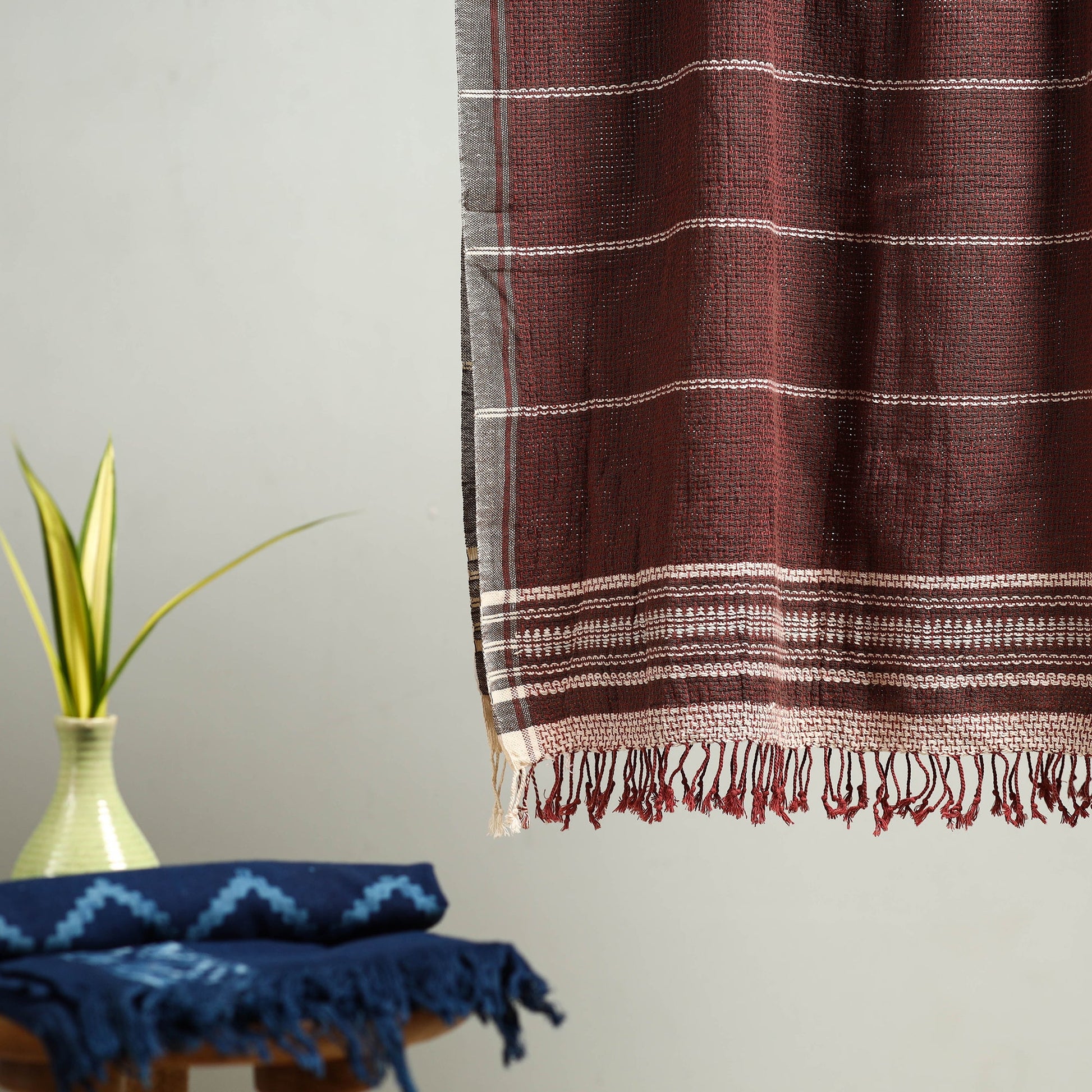 Brown - Handloom Kala Cotton Organic Towel 26