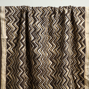 Brown - Pipad Block Printed Cotton Handloom Towel 24
