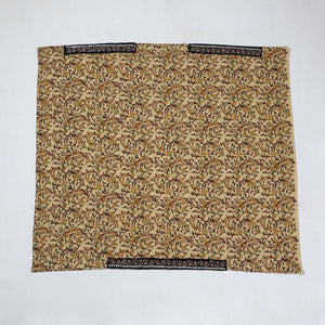 Beige - Zardozi Hand Embroidered Sanganeri Cotton Blouse Piece