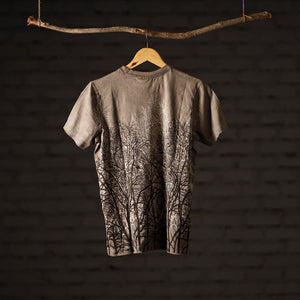 Bindaas Block Art Printed Cotton Unisex Round Neck T-shirt 13