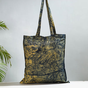 Blue - Hand Batik Printed Cotton Jhola Bag