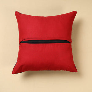 Brown - Khun Weave Cotton Cushion Cover (16 x 16 in)