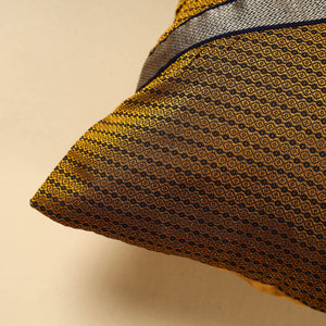 Brown - Khun Weave Cotton Cushion Cover (16 x 16 in)