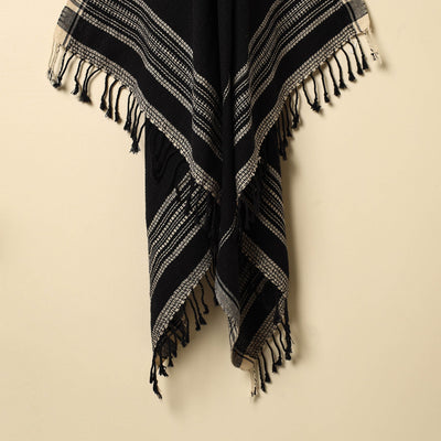 Black - Organic Kala Cotton Handloom Towel 02