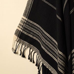 Black - Organic Kala Cotton Handloom Towel 02