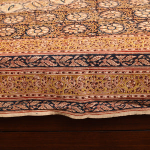 Block Print Cotton Double Kalamkari Bed Sheet Set 51