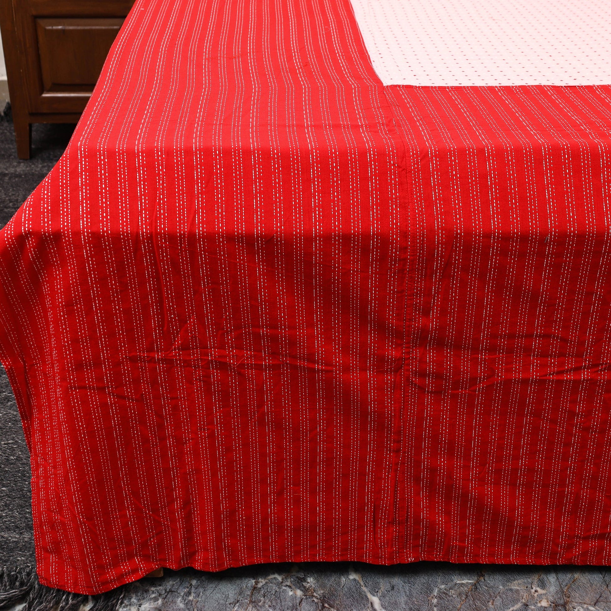 Patchwork Cotton Double Jacquard Bedsheet Set 01