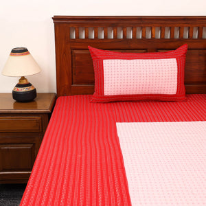 Patchwork Cotton Double Jacquard Bedsheet Set 01