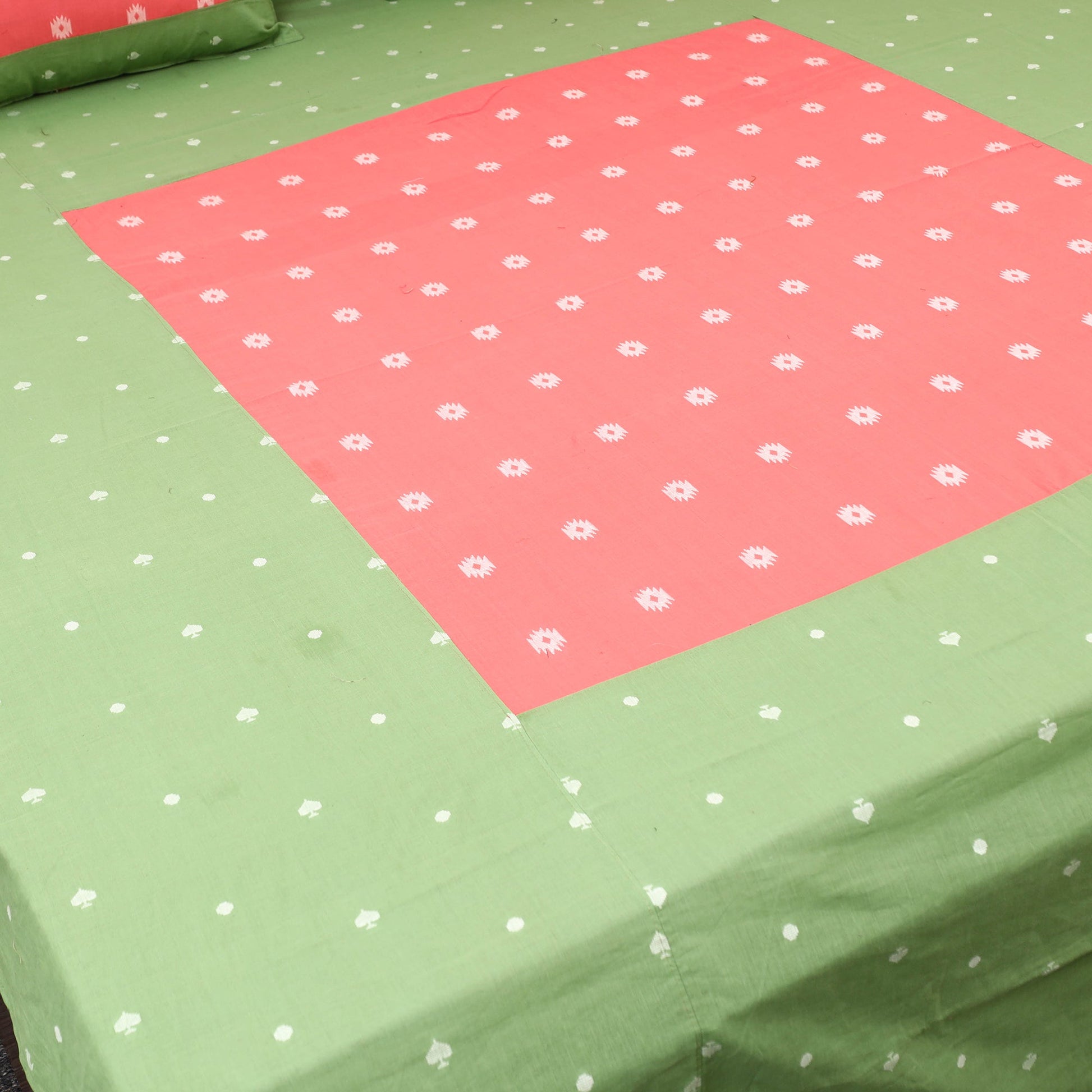 Patchwork Cotton Double Jacquard Bedsheet Set 02