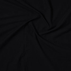 Black - Jhiri Pure Handloom Cotton Precut Fabric 15