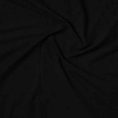 Black - Jhiri Pure Handloom Cotton Precut Fabric 15