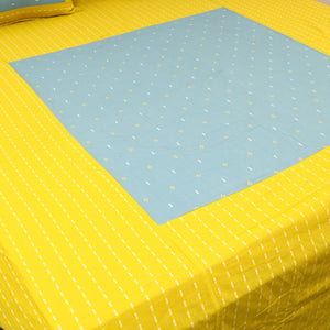 Patchwork Cotton Double Jacquard Bedsheet Set 05