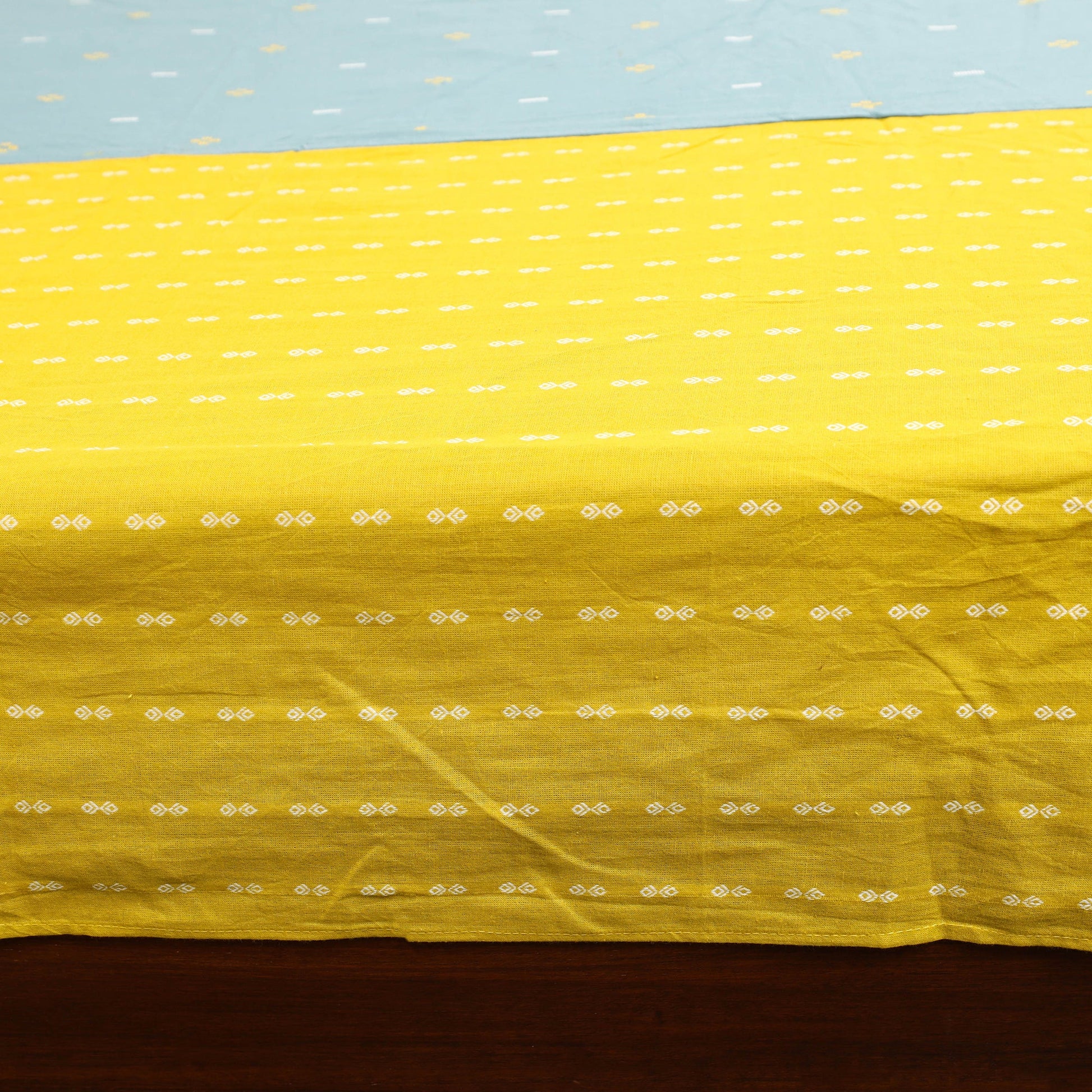 Patchwork Cotton Double Jacquard Bedsheet Set 05