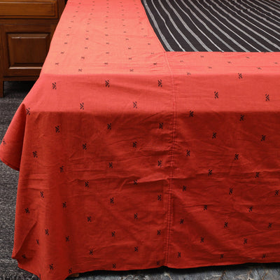 Patchwork Cotton Double Jacquard Bedsheet Set 06