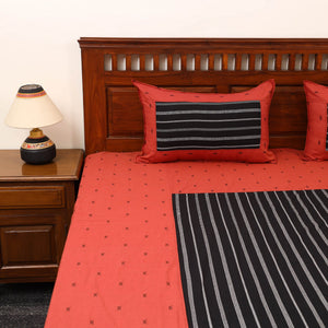 Patchwork Cotton Double Jacquard Bedsheet Set 06