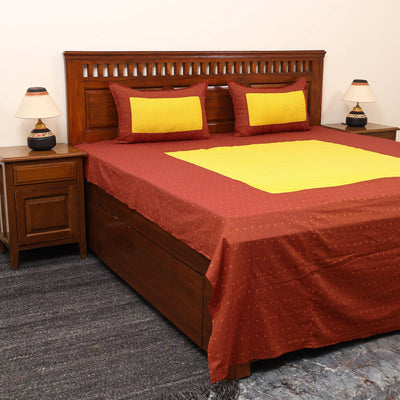 Patchwork Cotton Double Jacquard Bedsheet Set 07
